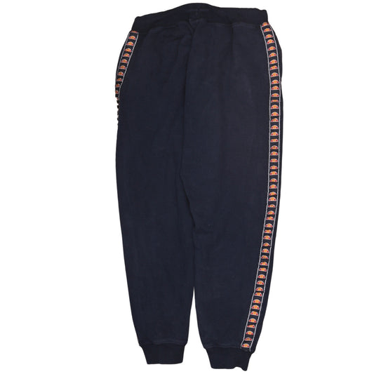Ellesse Men's Black Jogger Sweatpants UK M Elastic Waist Logo Tape