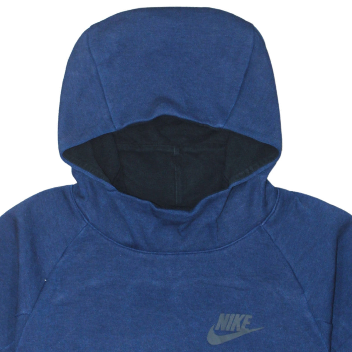 Additional view of Nike boys’ blue pullover hoodie 12-13 years short sleeve hooded sweatshirt