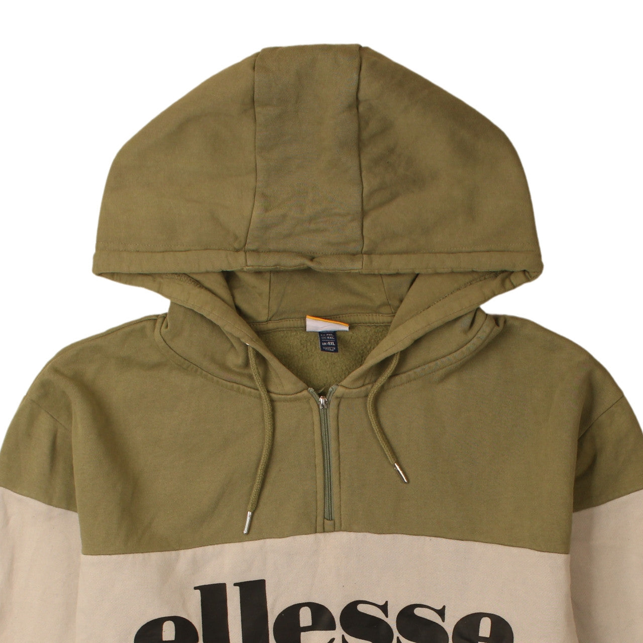 Mens UK Size 4XL ellesse Multicoloured 1/2 Zip Hoodie