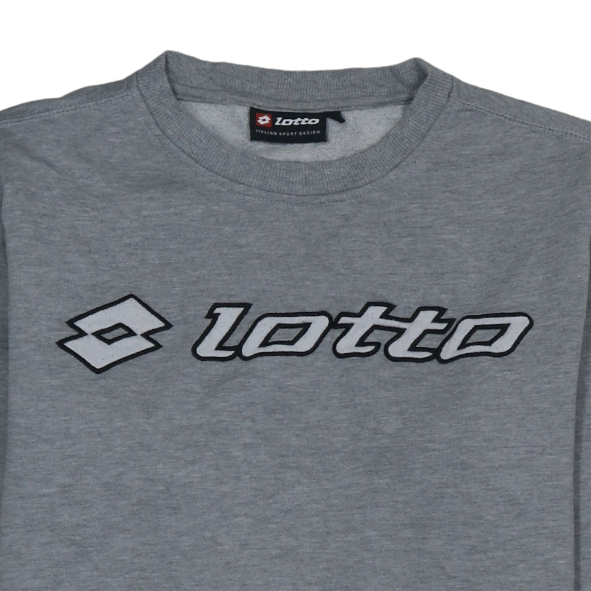 Mens UK Size M Lotto Grey Pullover Sweatshirt