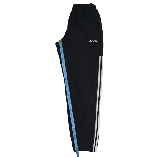 Mens UK Size M adidas Regular Fit Track Pants Black Trousers