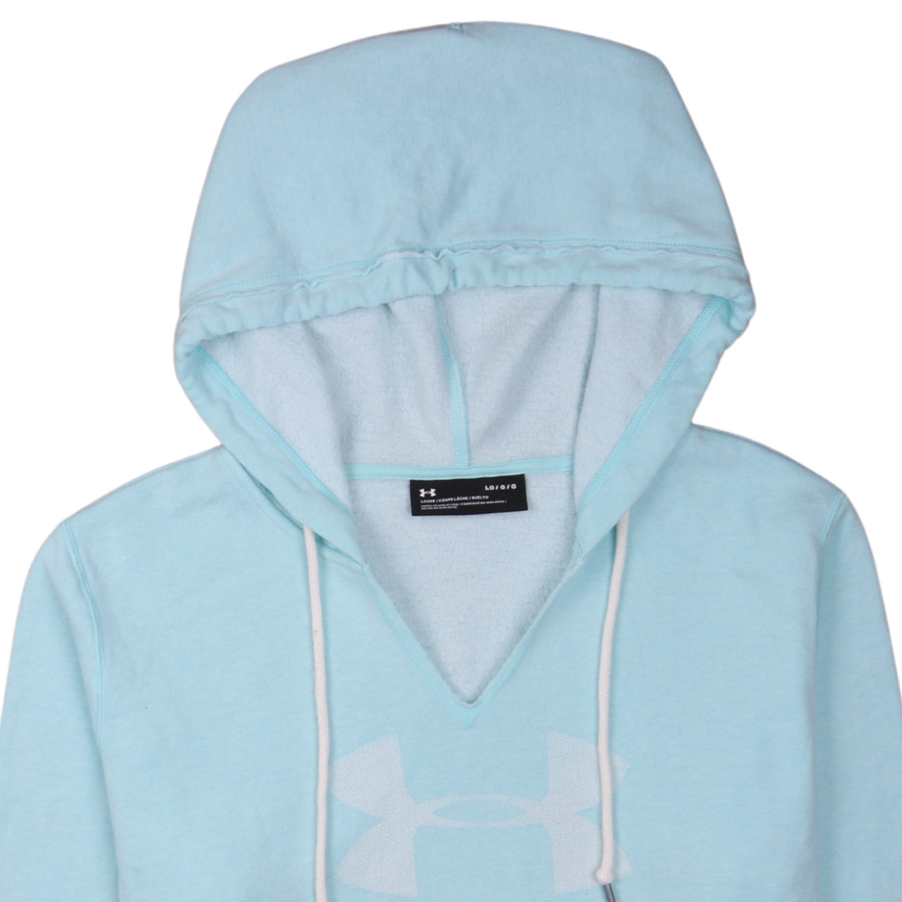 Womens UK Size L Under armour Blue Pullover Hoodie