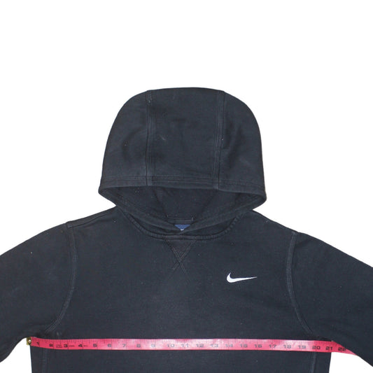Nike Boys Black XL Pullover Fleece Hoodie Sweatshirt Logo Hooded Top