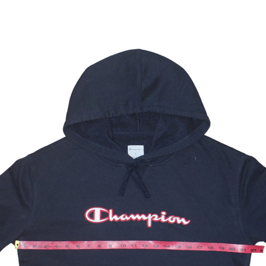 Womens UK Size L Champion Blue Pullover Hoodie