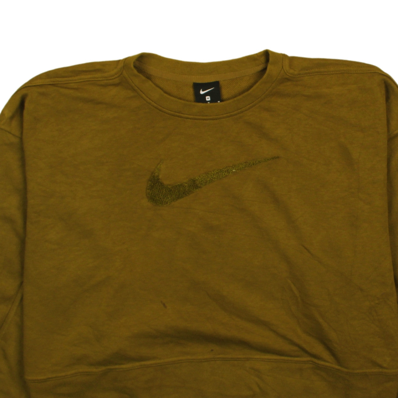 Womens UK Size M Nike Brown Pullover Sweatshirt