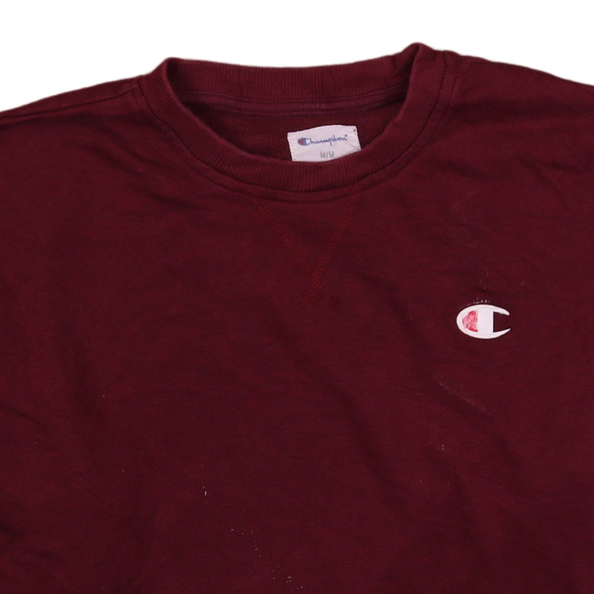 Mens UK Size M Champion Red Pullover Sweatshirt