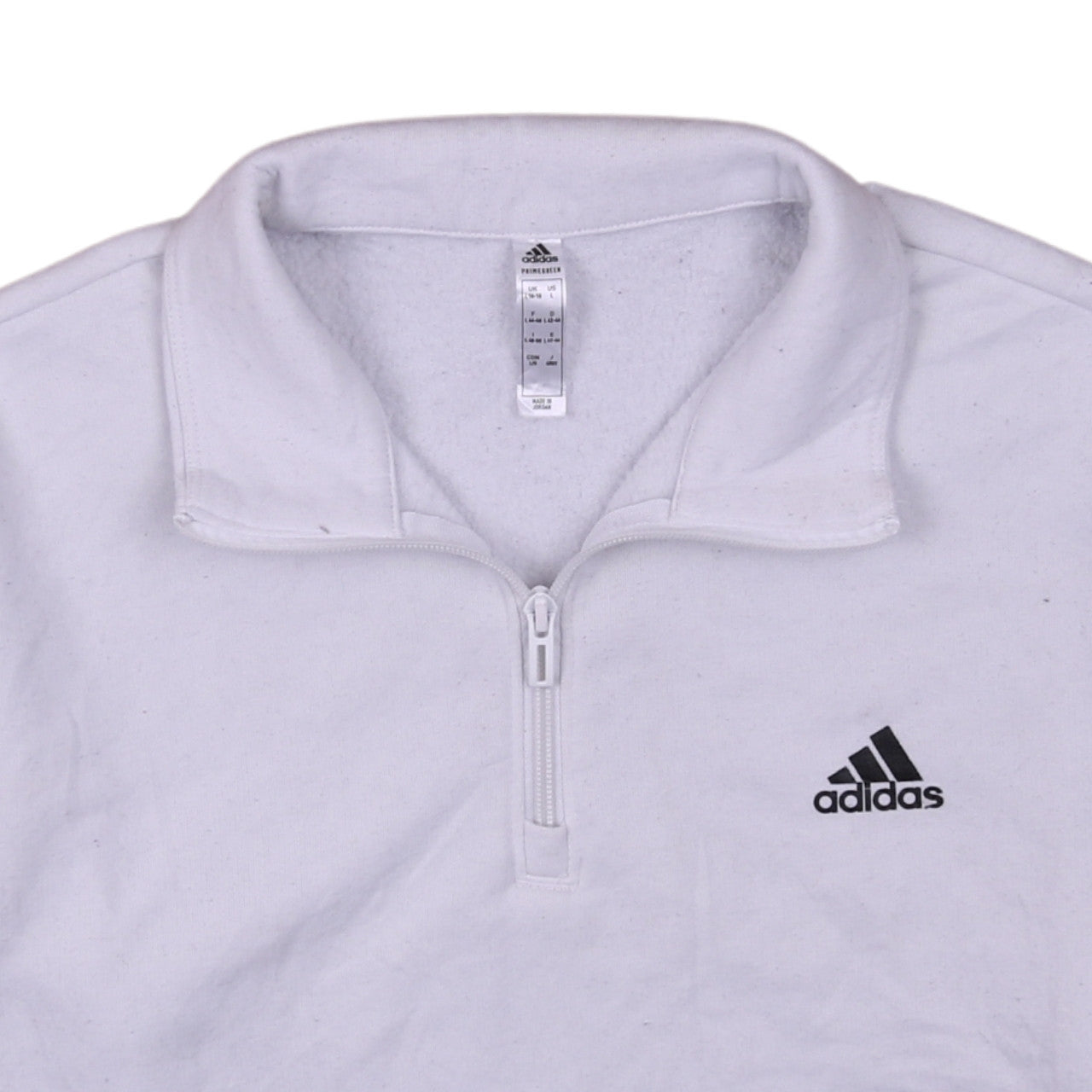 Womens UK Size 16-18 adidas White Pullover Sweatshirt
