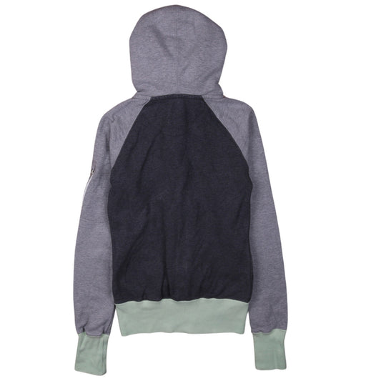 Womens UK Size XS Nike Grey Full Zip Hoodie