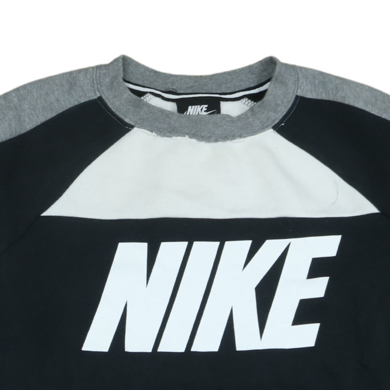 Womens UK Size S Nike Black Pullover Sweatshirt