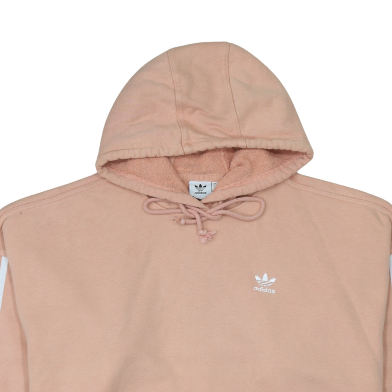 Womens UK Size 10 adidas Pink Pullover Hoodie
