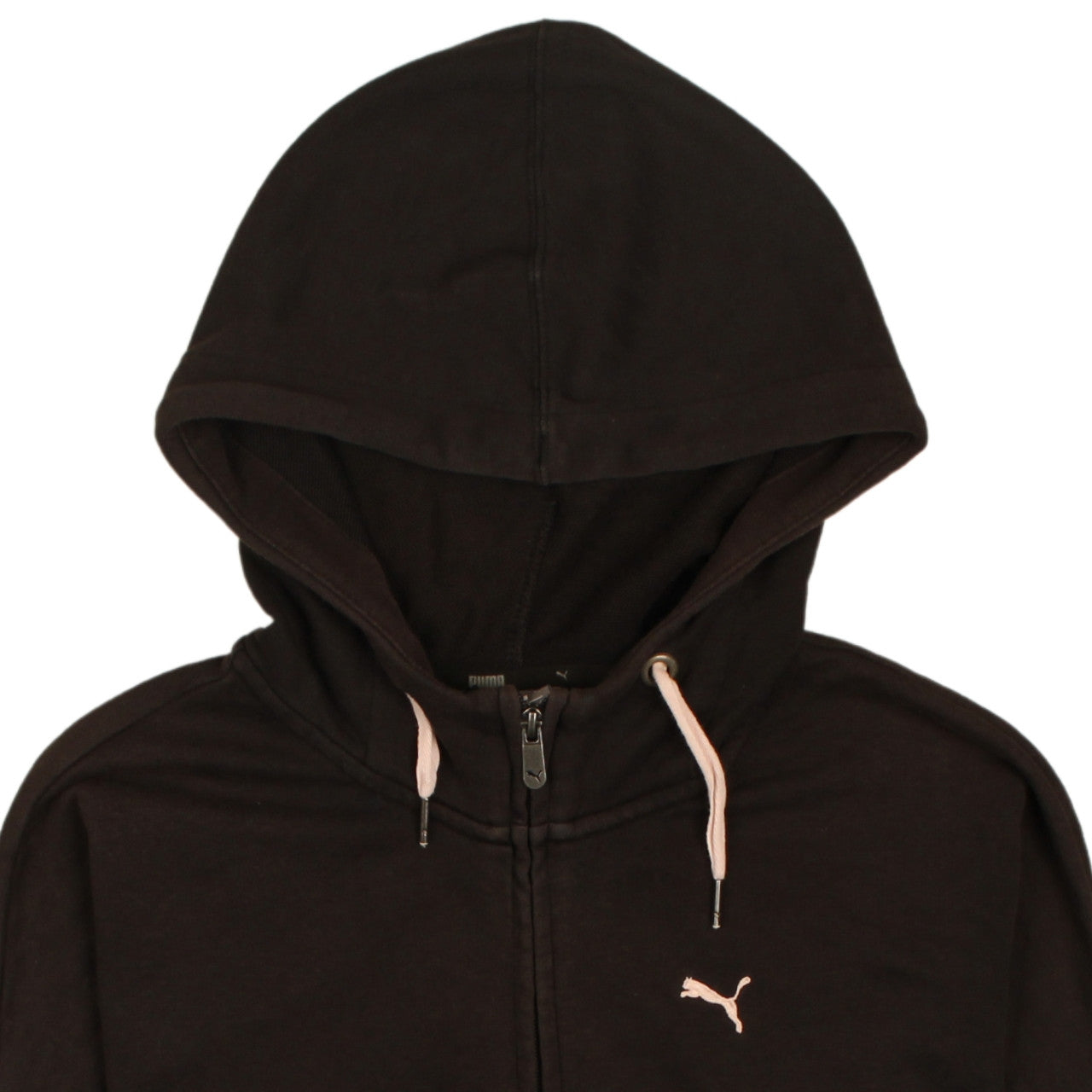Womens UK Size 14 PUMA Black Full Zip Hoodie