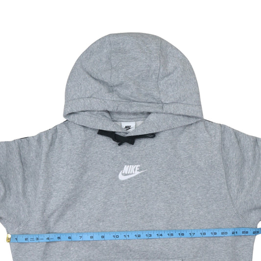 Womens UK Size M Nike Grey Pullover Hoodie