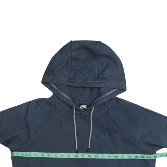 Mens UK Size M Nike Blue Pullover Hoodie