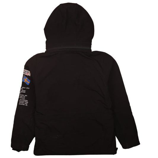 Mens UK Size S Geographical Norway Black Anorak Coat