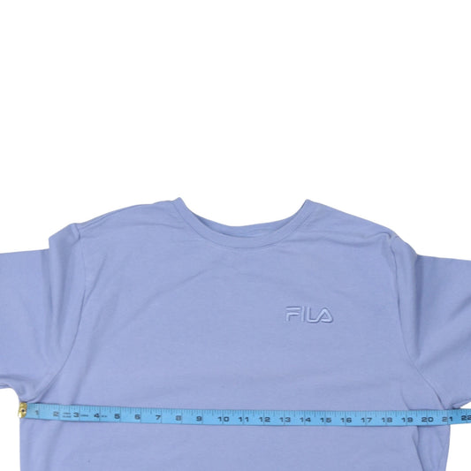 Womens UK Size M FILA Blue Pullover Sweatshirt