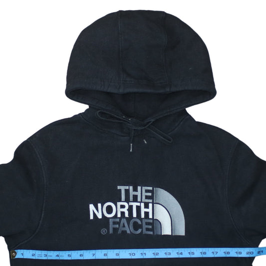 Mens UK Size M The North Face Black Pullover Hoodie