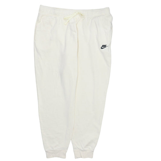 Womens UK Size XL Nike Regular Fit Jogger Ivory Trousers