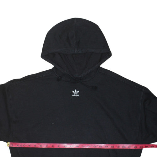 Womens UK Size 12 adidas Black Pullover Hoodie