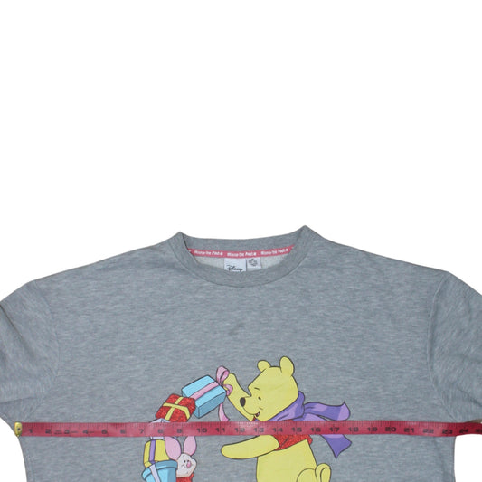 Womens UK Size 12/14 Disney Grey Pullover Sweatshirt