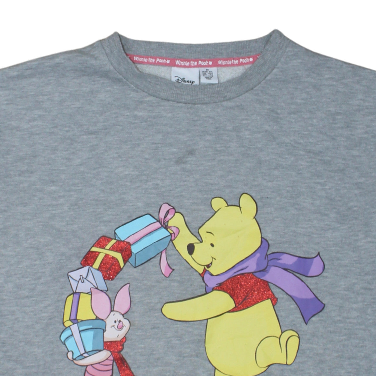 Womens UK Size 12/14 Disney Grey Pullover Sweatshirt