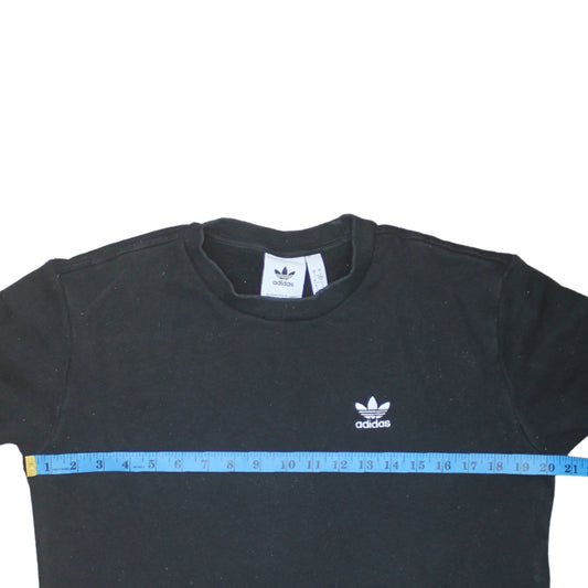 Mens UK Size S adidas Black Pullover Sweatshirt