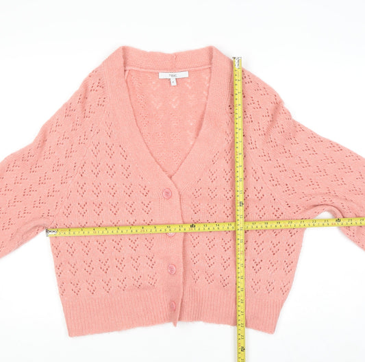 Womens UK Size M NEXT Pink Cardigan Jumper