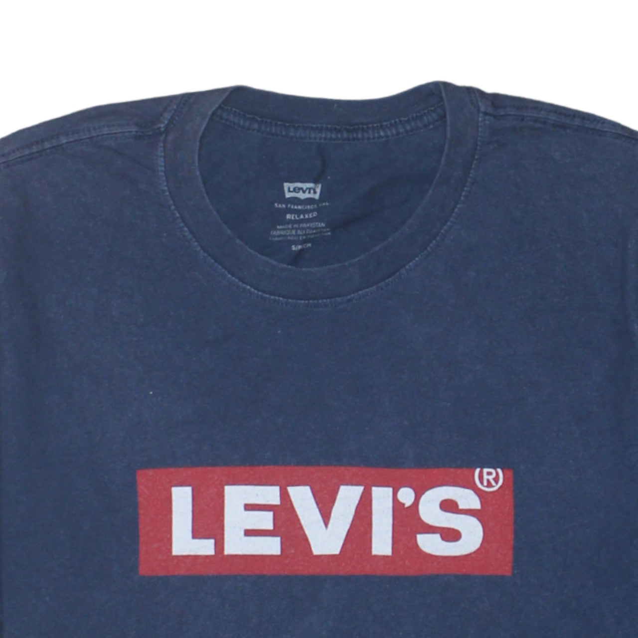 Mens UK Size S Levi's Blue T-Shirt