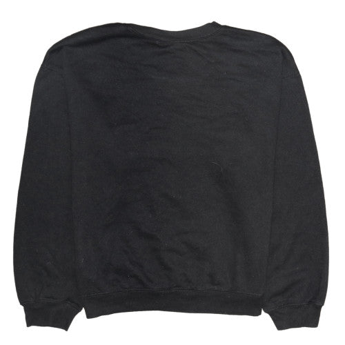 Girls UK Size 11-13 Years Disney Black Pullover Sweatshirt