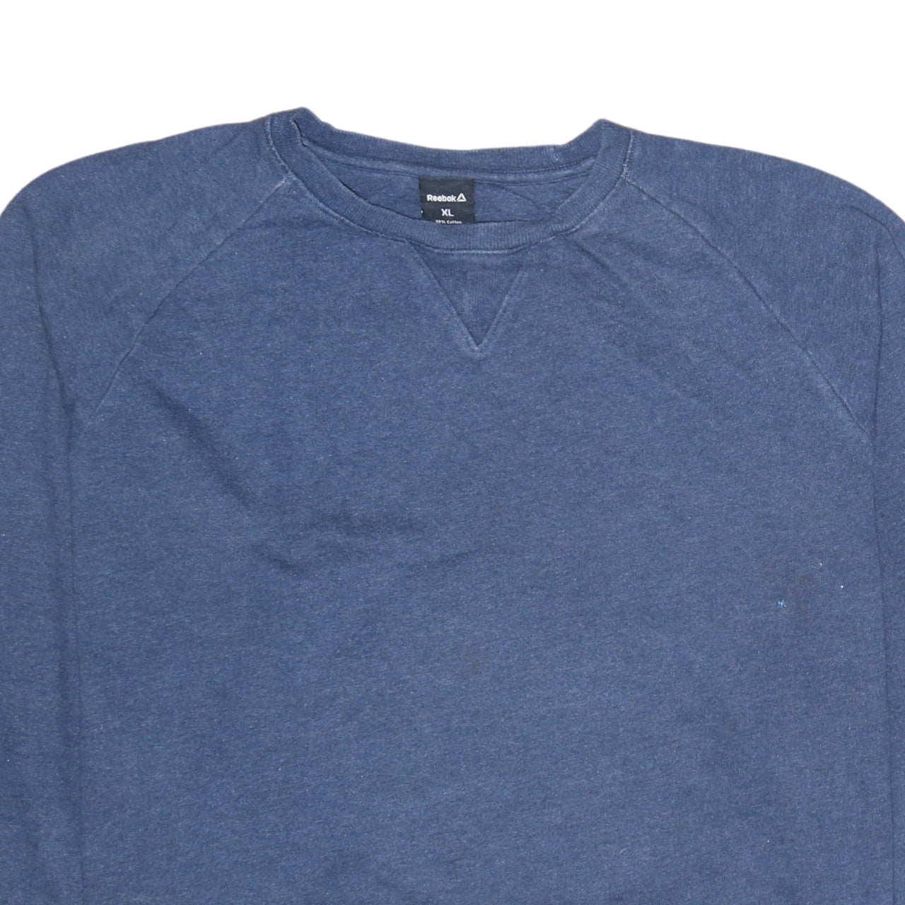 Mens UK Size XL Reebok Blue Pullover Sweatshirt