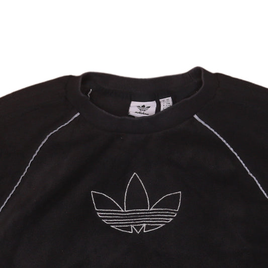 Womens UK Size XS adidas Black Pullover Sweatshirt