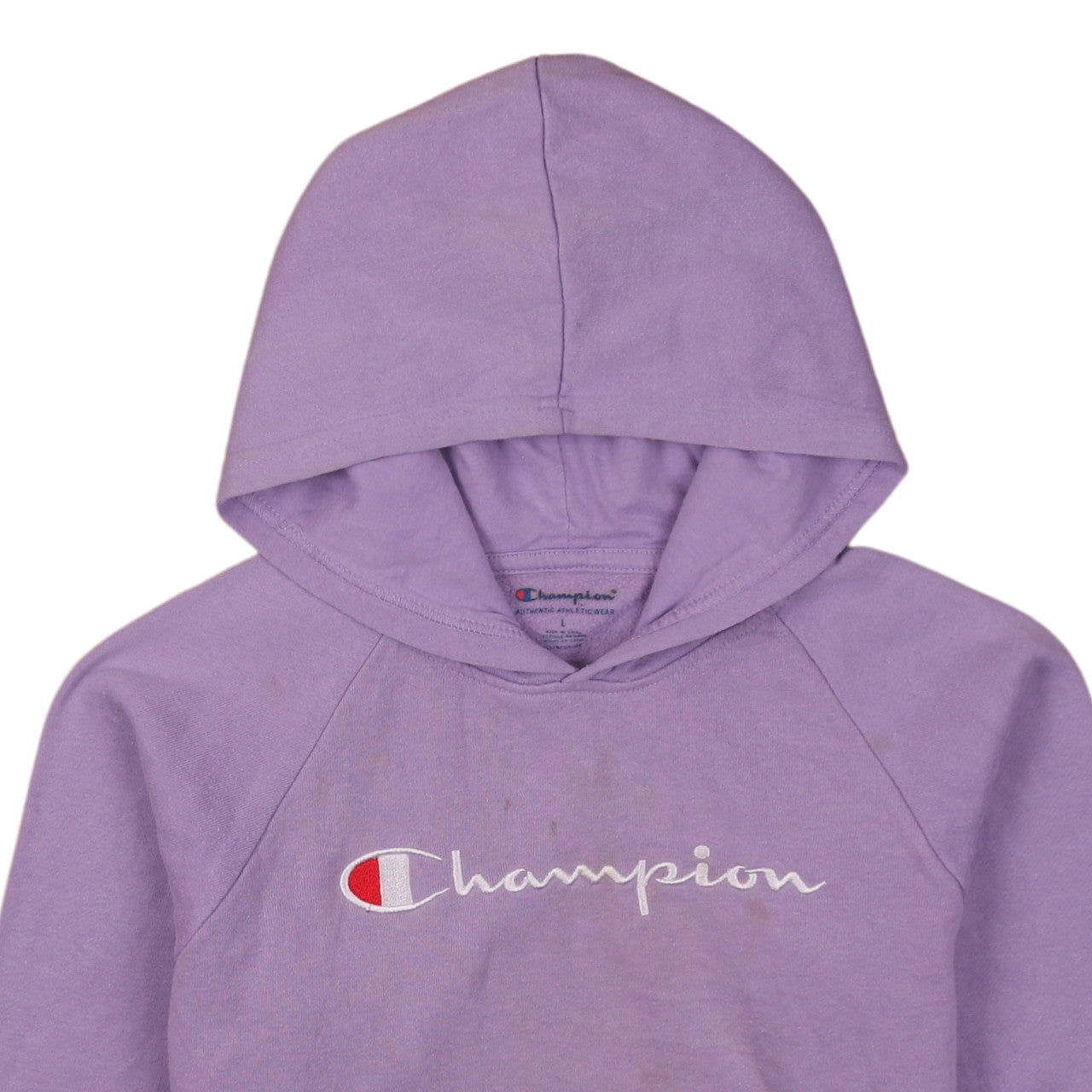 Girls UK Size L Champion Purple Pullover Hoodie