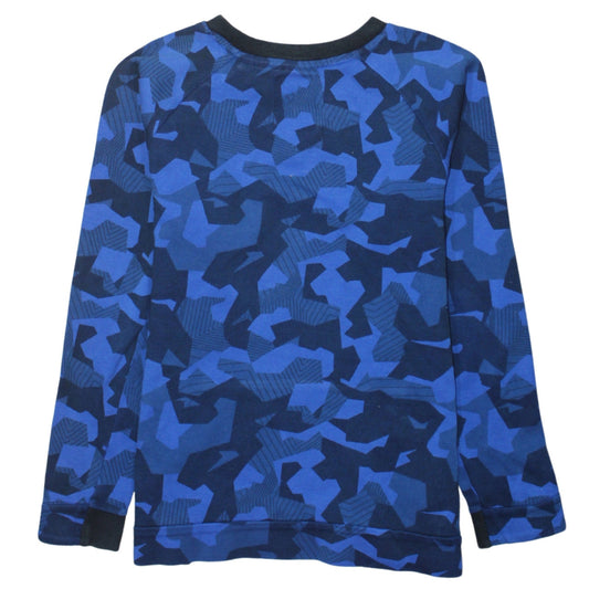Boys UK Size 12-13 Years Nike Blue Pullover Sweatshirt
