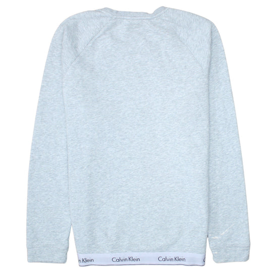 Womens UK Size M Calvin Klein Grey Pullover Sweatshirt