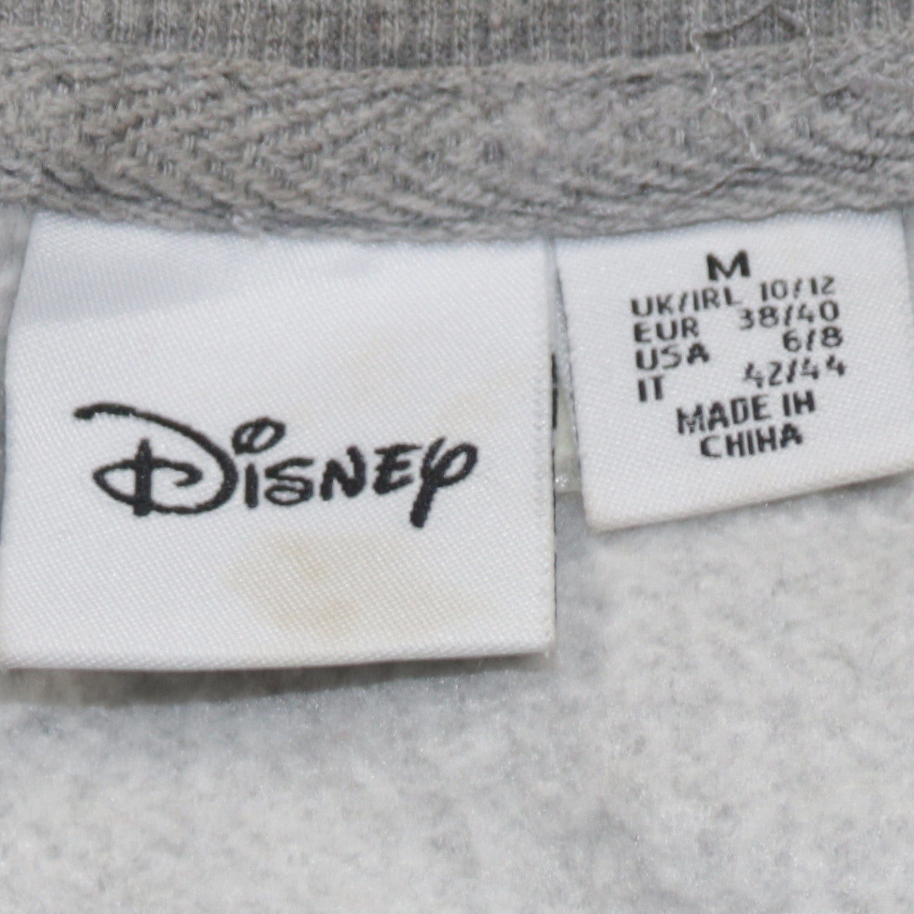 Womens UK Size M Disney Grey Pullover Sweatshirt