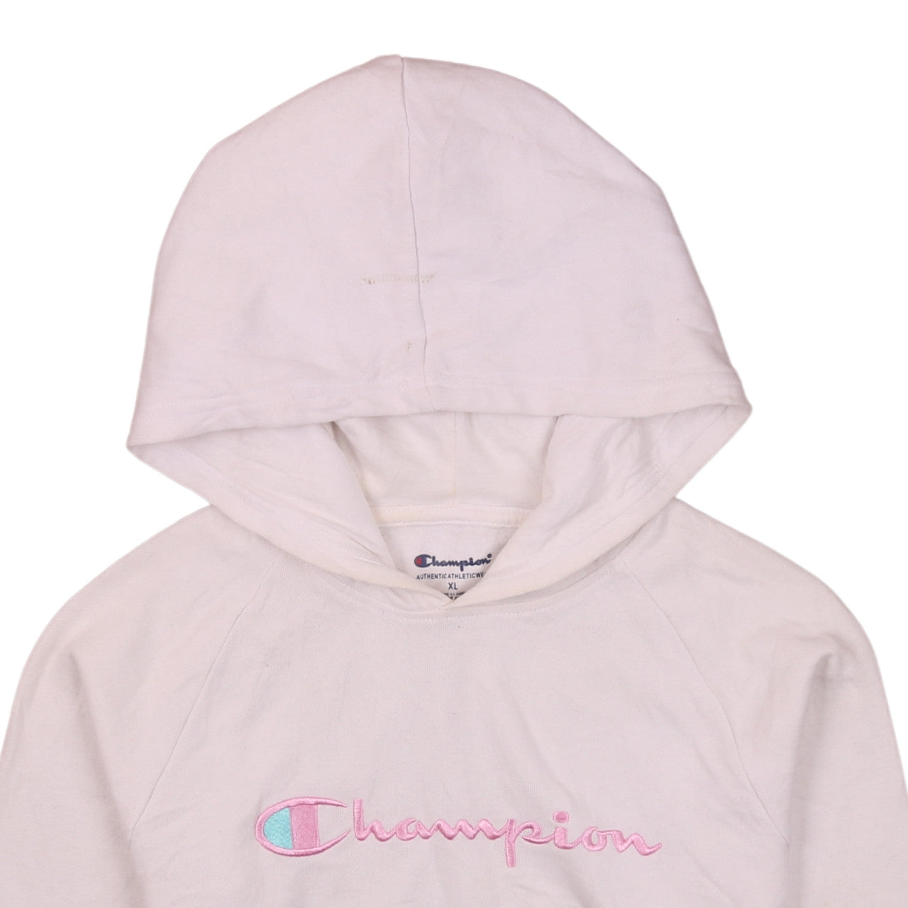 Girls UK Size XL Champion White Pullover Hoodie