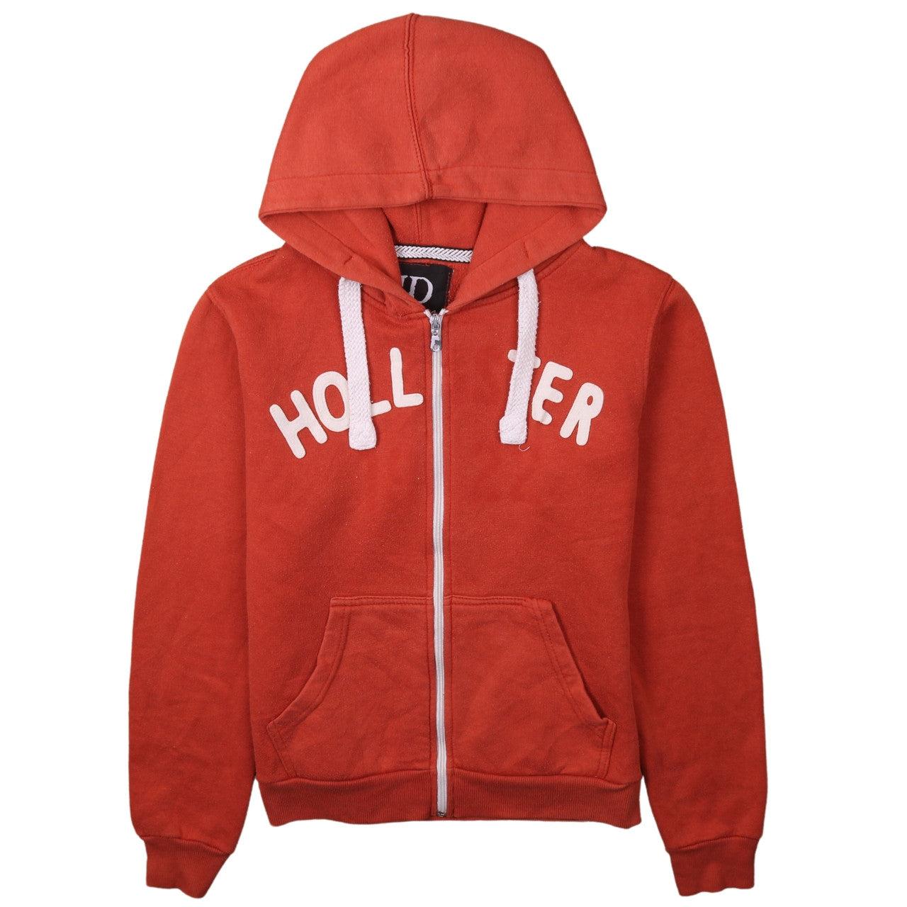 Mens UK Size XL Just Diva Red Full Zip Hoodie