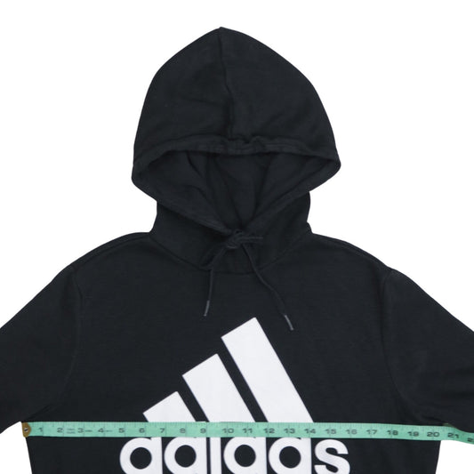 Womens UK Size L adidas Black Pullover Hoodie