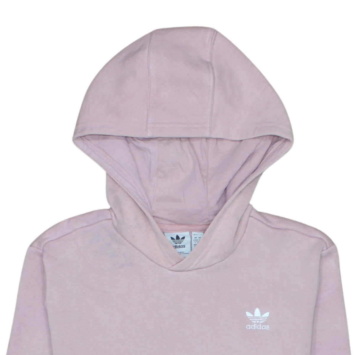 Additional view of Adidas girls’ pink pullover hoodie 13-14 years regular fit logo fleece