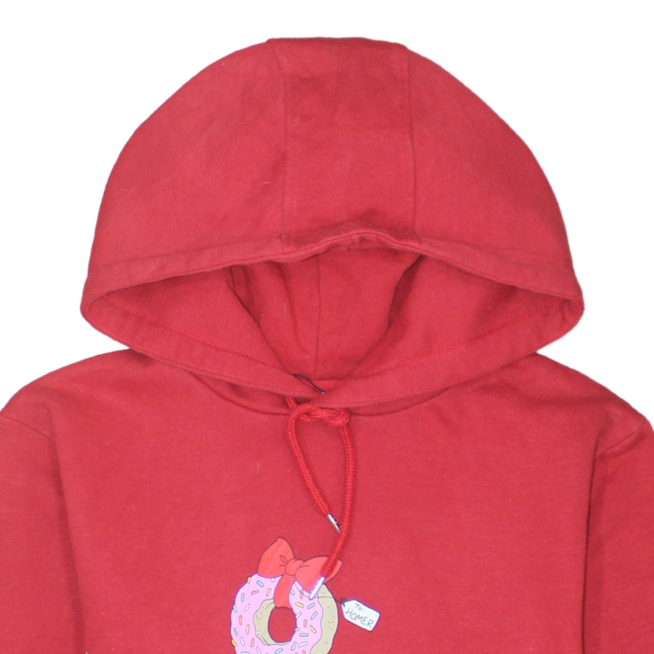 Mens UK Size XS Primark Red Pullover Hoodie