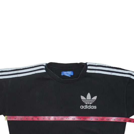 Womens UK Size XS adidas Black Pullover Sweatshirt