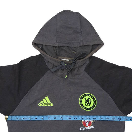 Mens UK Size S adidas Grey Pullover Hoodie