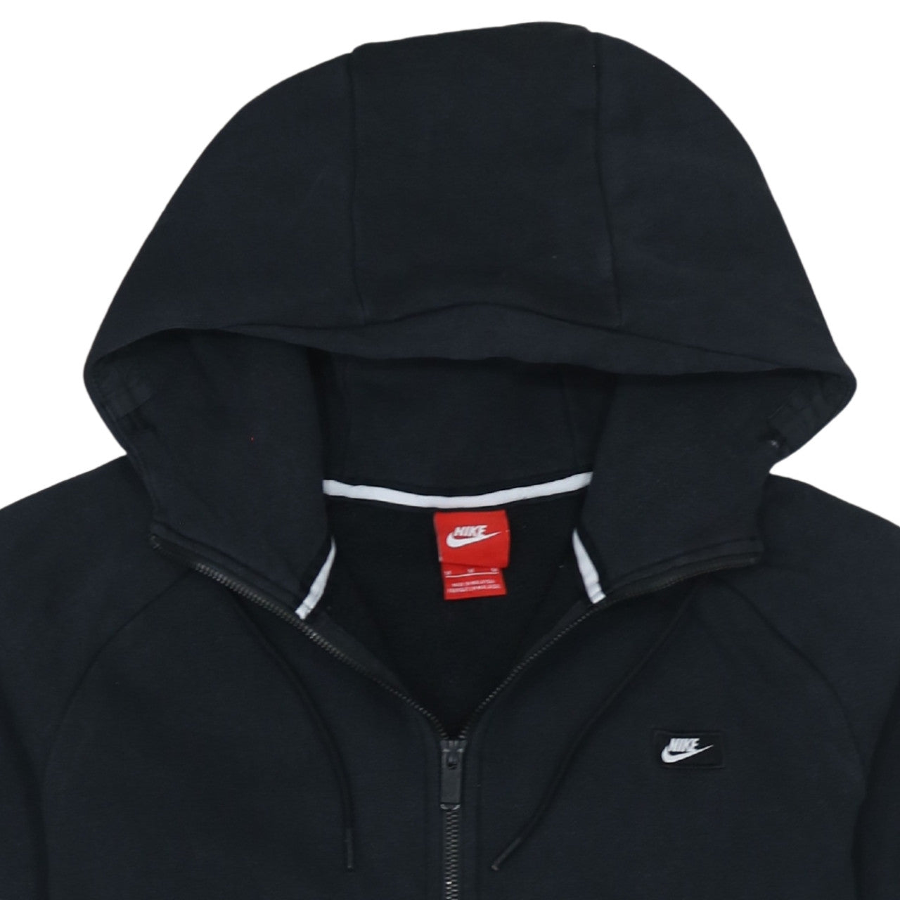 Mens UK Size M Nike Black Full Zip Hoodie