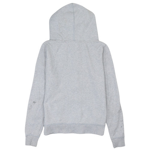 Mens UK Size L Hilfiger Denim Grey Full Zip Hoodie