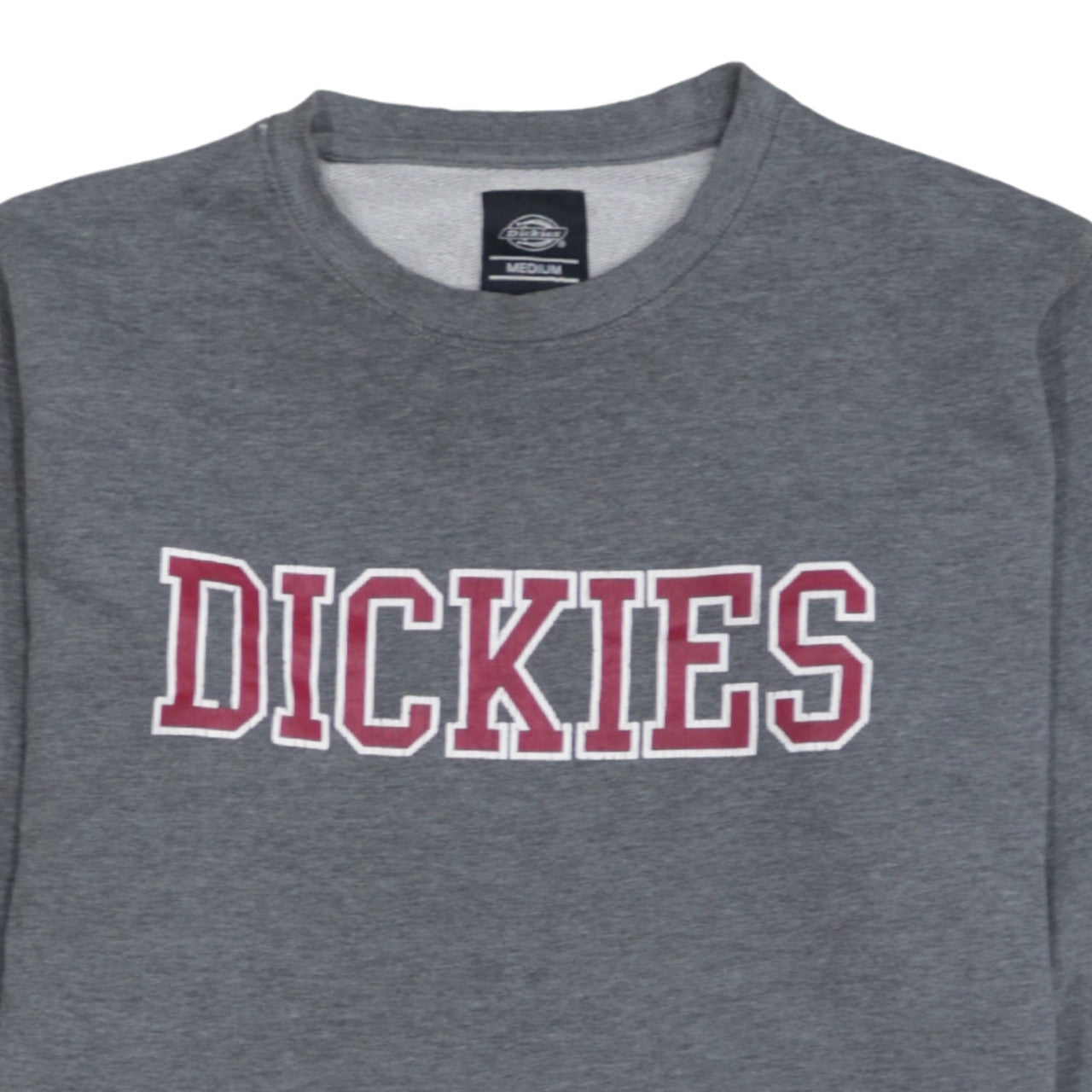 Mens UK Size M Dickies Grey Pullover Sweatshirt
