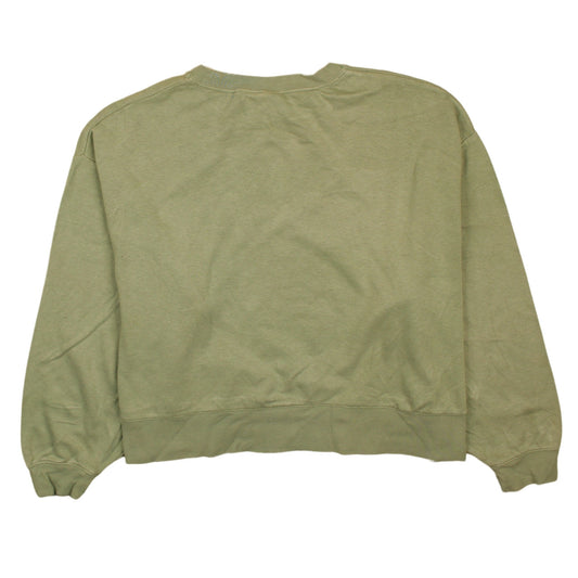 Womens UK Size 2XL Nike Green Pullover Sweatshirt