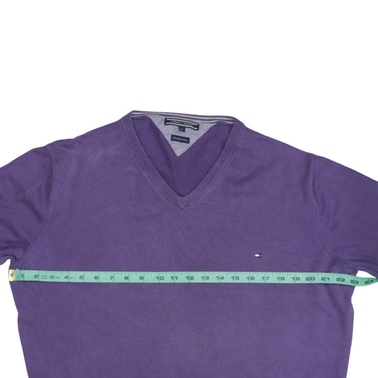 Mens UK Size XL Tommy Hilfiger Purple Pullover Jumper