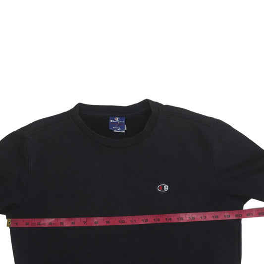 Mens UK Size S Champion Black Pullover Sweatshirt