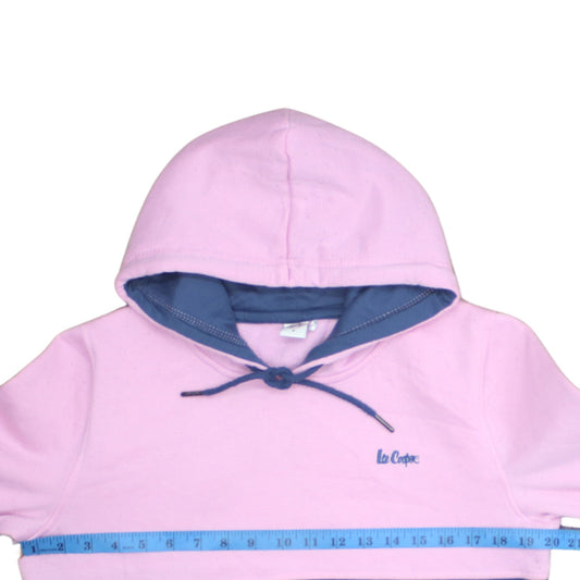 Womens UK Size 12 Lee Cooper Pink Pullover Hoodie