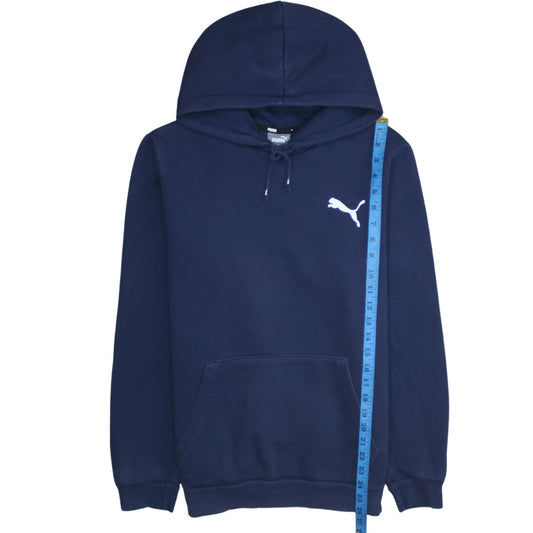 Mens UK Size S PUMA Blue Pullover Hoodie