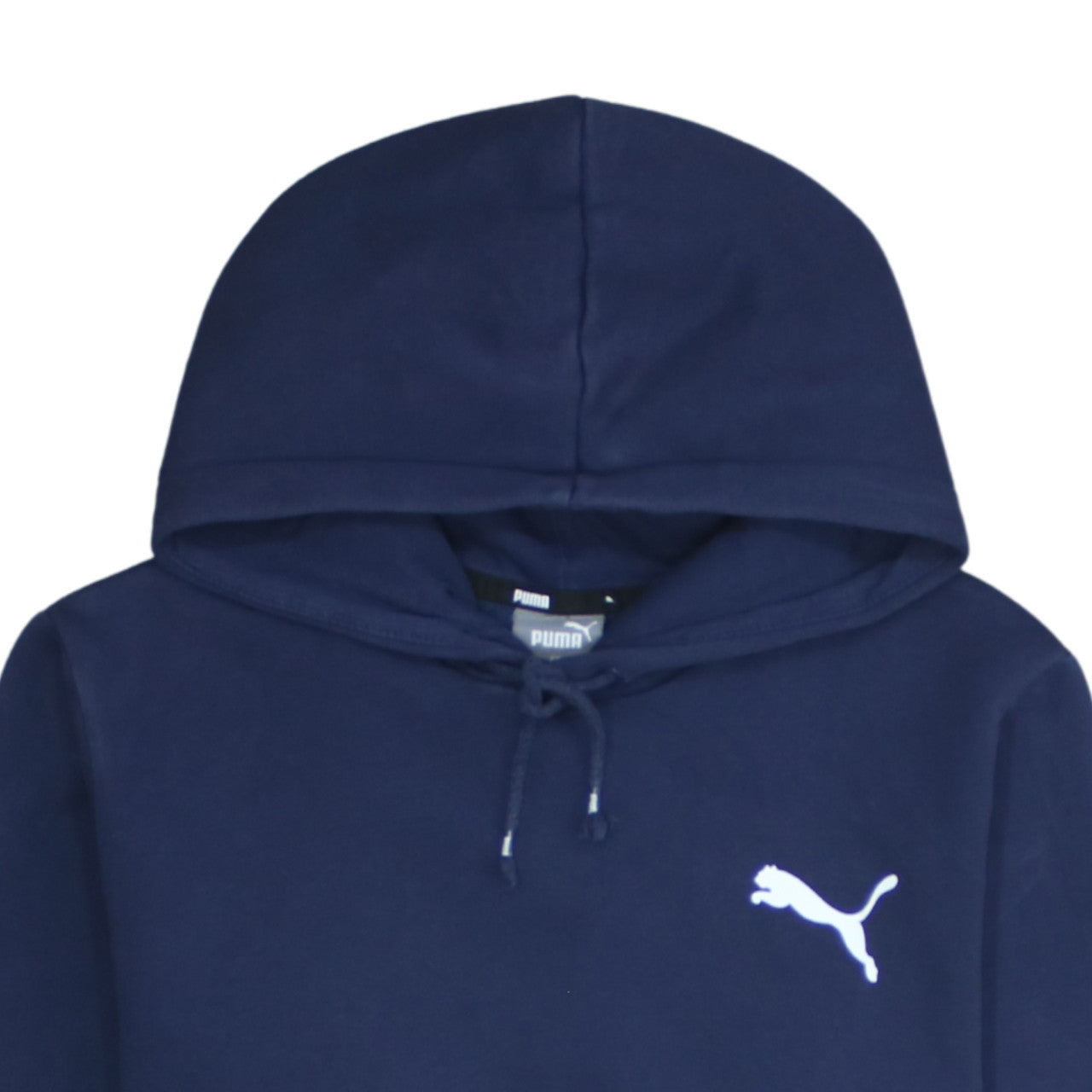 Mens UK Size S PUMA Blue Pullover Hoodie